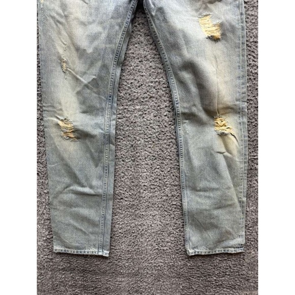 Diesel Safado Distressed Denim Button-Fly Jeans Blue Wash 008TK Men Size 32 X 32 - Picture 4 of 12